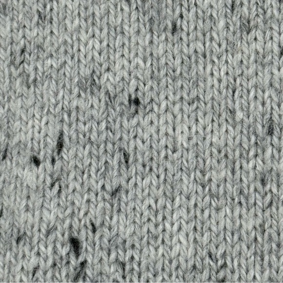 LL Bean XL Two Toned Gray Speckled Cotton/Wool/Nylon/Acrylic Mock Neck Sweater - Picture 2 of 11